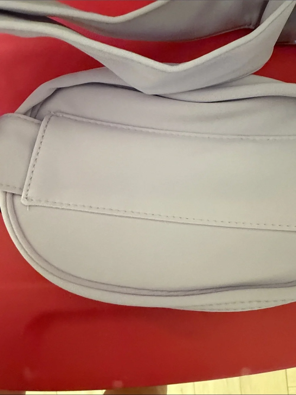 Sunday ski Quilted Lavender Crossbody Belt Bag